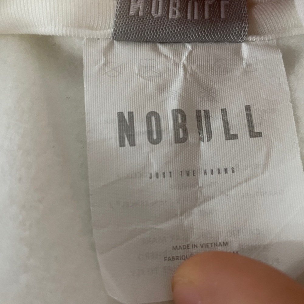 NOBULL White Hoodie. Like new. - Picture 7 of 12